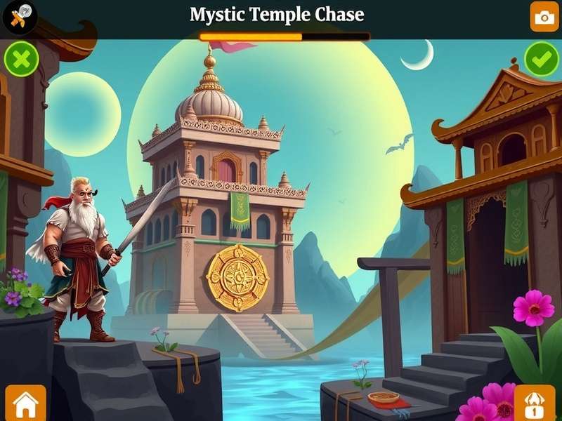 Mystic Temple Chase character selection screen