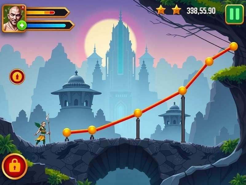 Mystic Temple Chase gameplay screenshot